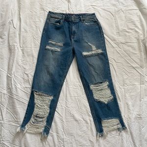 Distressed Fashion Nova Jeans *NWT*